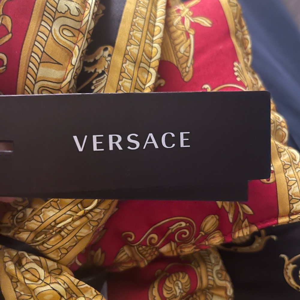 Versace king size comforter. Reversible. Brand new with tags.